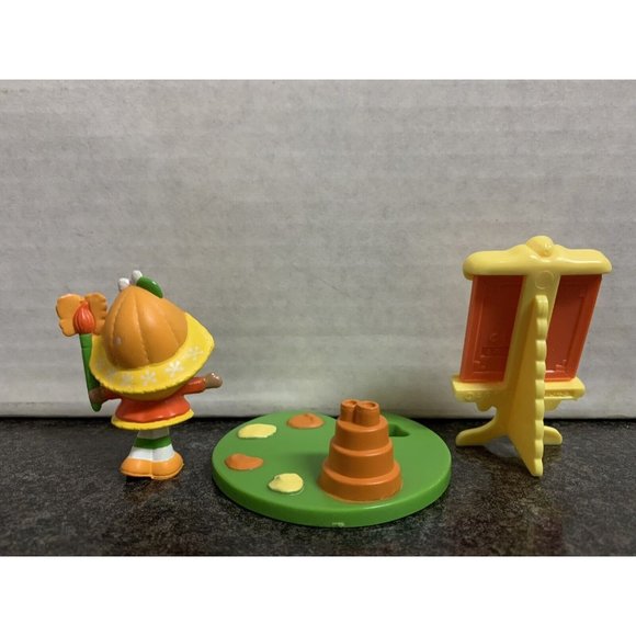 VTG Strawberry Shortcake ORANGE BLOSSOM & Marmalade Painting a Picture - Picture 4 of 9
